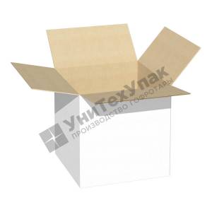 Гофрокороб 450*450*120 мм Т-23 (профиль B) белый